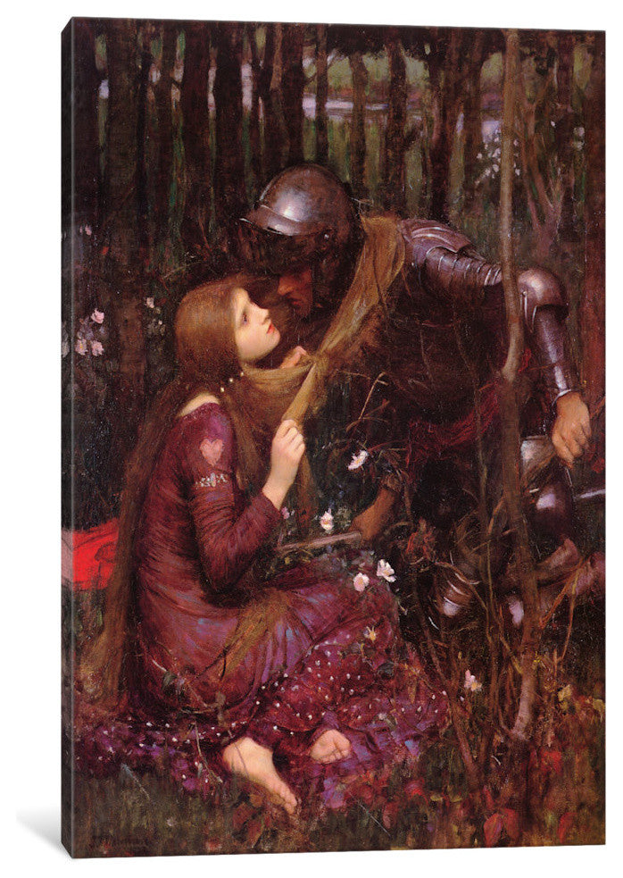 "La Belle Dame Sans Merci" by John William Waterhouse, 18x12x1.5"