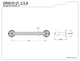 Kingston Brass Satin Nickel Georgian 12" Decorative Grab Bar DR910128