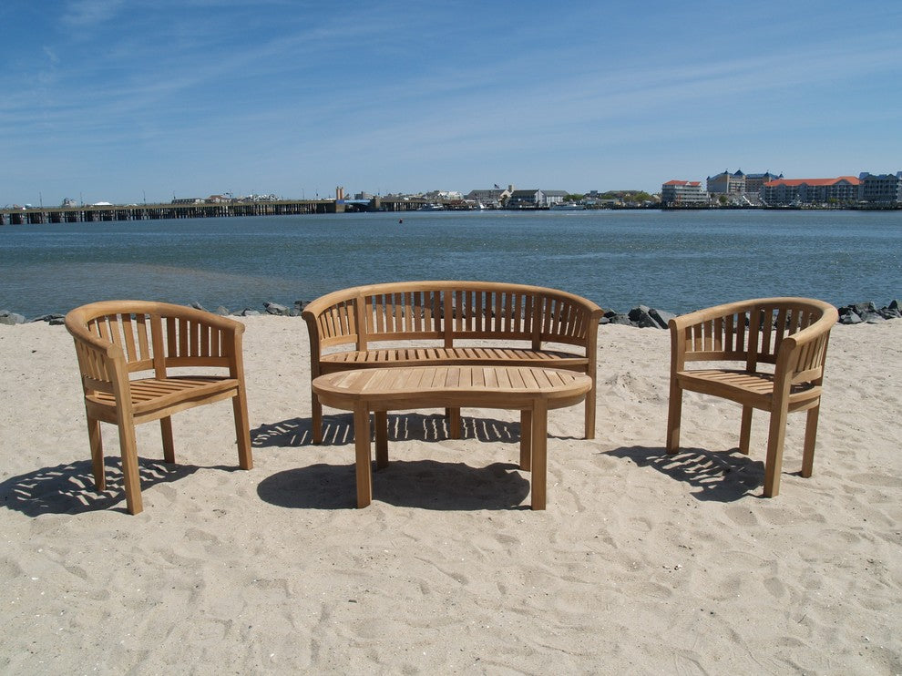 Kensington 4 Piece Collection Set, Grade A Teak