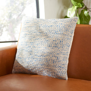 Safavieh Parvati Pillow Blue 18" X 18"