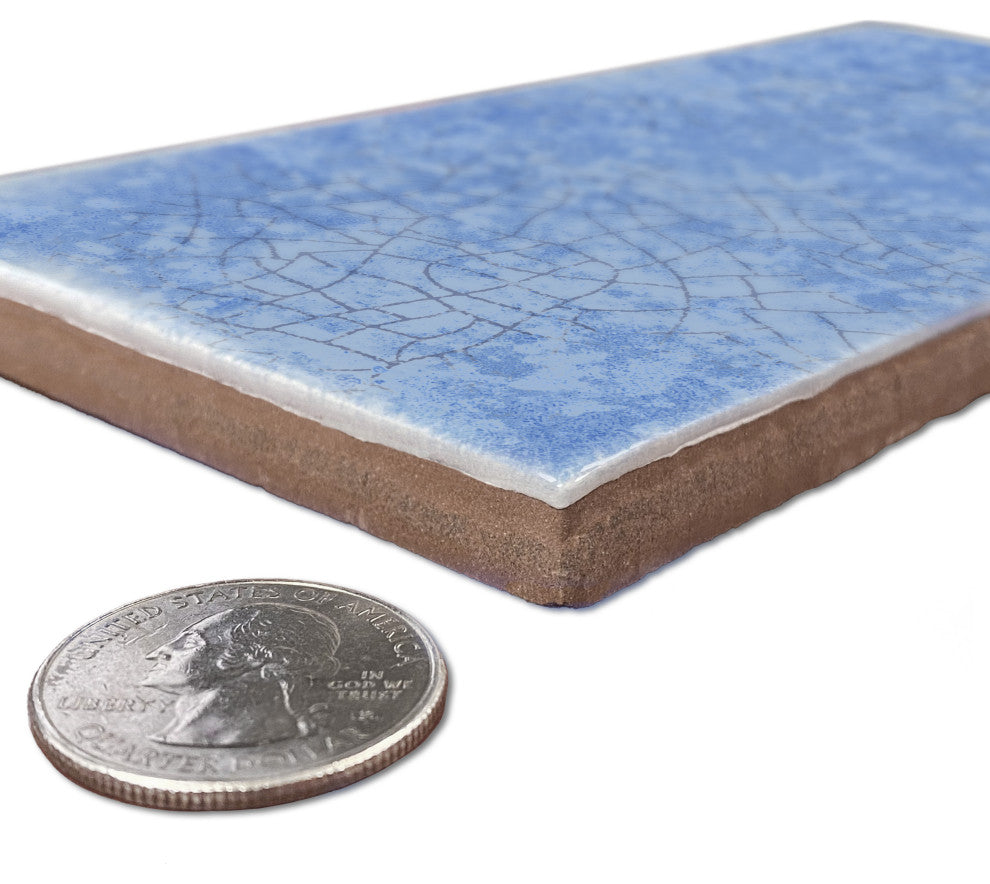 Myst Blue Lava Ceramic Wall Tile
