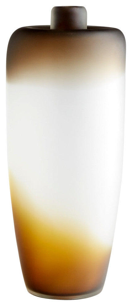 Jaxon Vase, Amber Swirl, Small