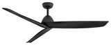 Hinkley Lighting 906660-NWD Liv 60" 3 Blade Indoor Ceiling Fan - Matte Black