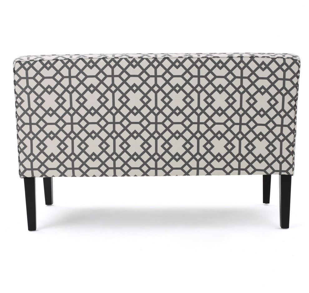 Charlotte Modern Fabric Loveseat