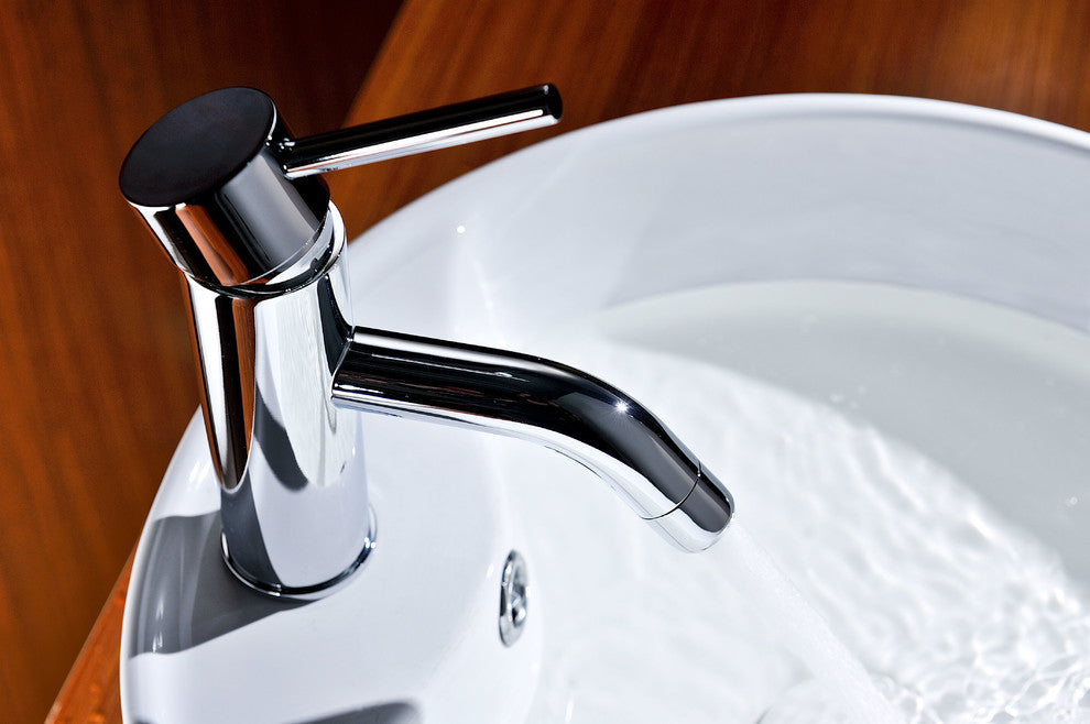 Bravo Series Single Handle Bathroom Sink Faucet in Polished Chrome