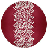 Cowry Stack Rug, Red, 5' Round