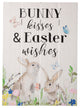 18"H Easter Wooden Bunny Wall Decor
