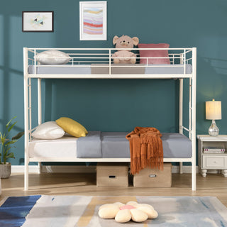 Gewnee Twin Over Twin Metal Bunk Bed