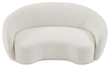 Hyde Boucle Fabric Upholstered, Cream, Loveseat