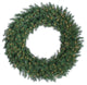 Aspen Spruce Wreath 48 in., 250 UL clear lights, 500 tips