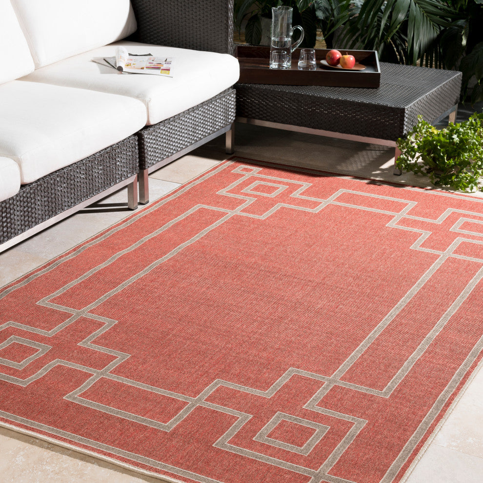 Alfresco Area Rug, 7'3" Round