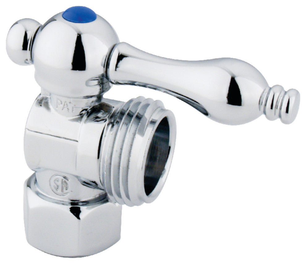 Kingston Brass 1/2" IPS X 3/4" Hose Thread Lever Handle, Polished Chrome