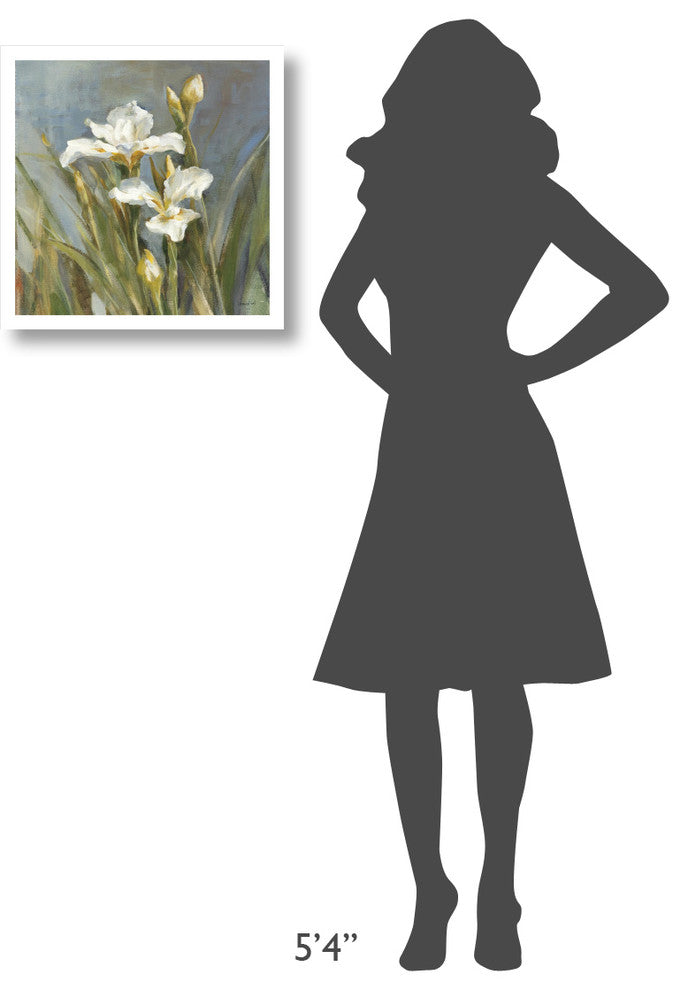 "Spring Iris II" Digital Paper Print by Danhui Nai, 20"x20"