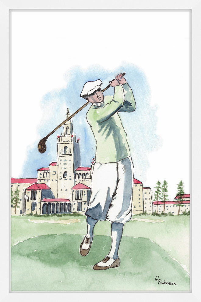 "St. Andrews" Framed Painting Print, 24"x36"