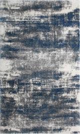 Noori Rug Shag Madison Blue/Grey Round Rug