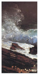 "Sunlight On The Coast (left)" Digital Paper Print by Winslow Homer, 14"x26"