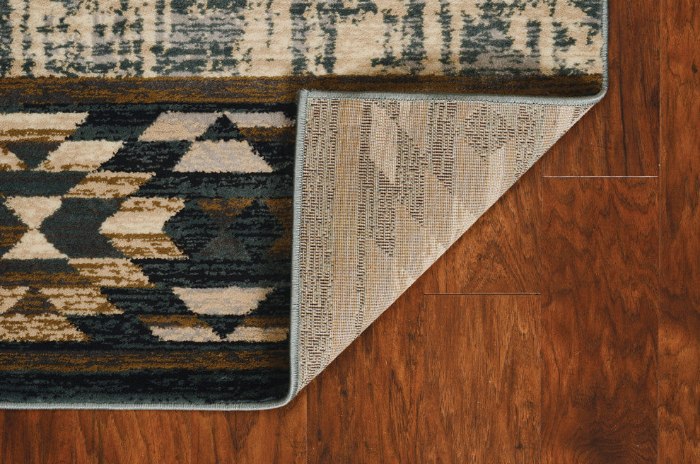 KAS Chester 5636 Slate Blue Pines Area Rug, 9'x12'