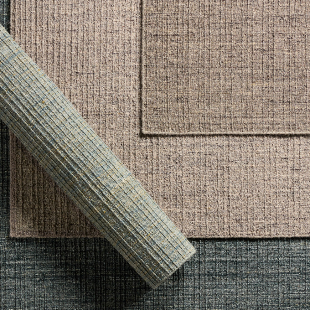 Jaipur Living Vidalia Handmade Striped Gray/ Cream Area Rug 8'X10'