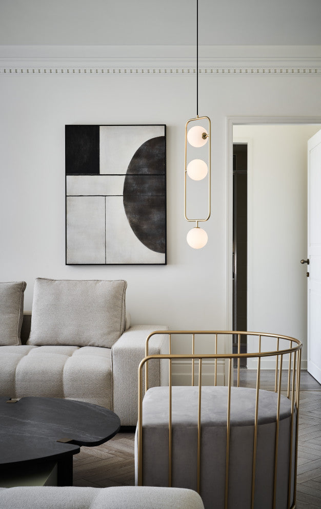 SIRCLE Pendant PV3, Champagne Gold