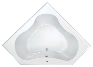 PROFLO PFS6060 Grass Valley 60" x 60" Corner Acrylic Soaking Tub - White