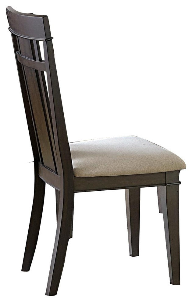 Monsen Arts and Crafts 2 Dining Chair, Natural Fabric