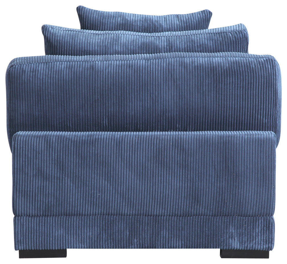 First of A Kind Tumble Slipper Chair Navy