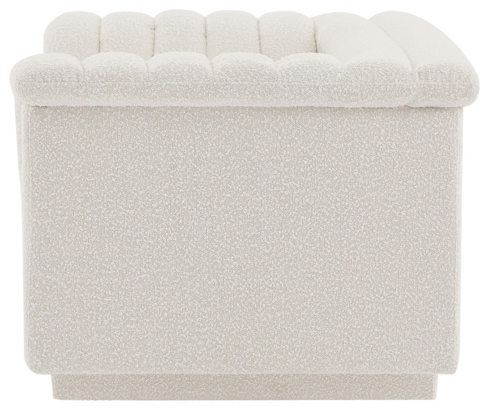 Cascade Upholstered Set, Cream, Boucle Fabric, Chair