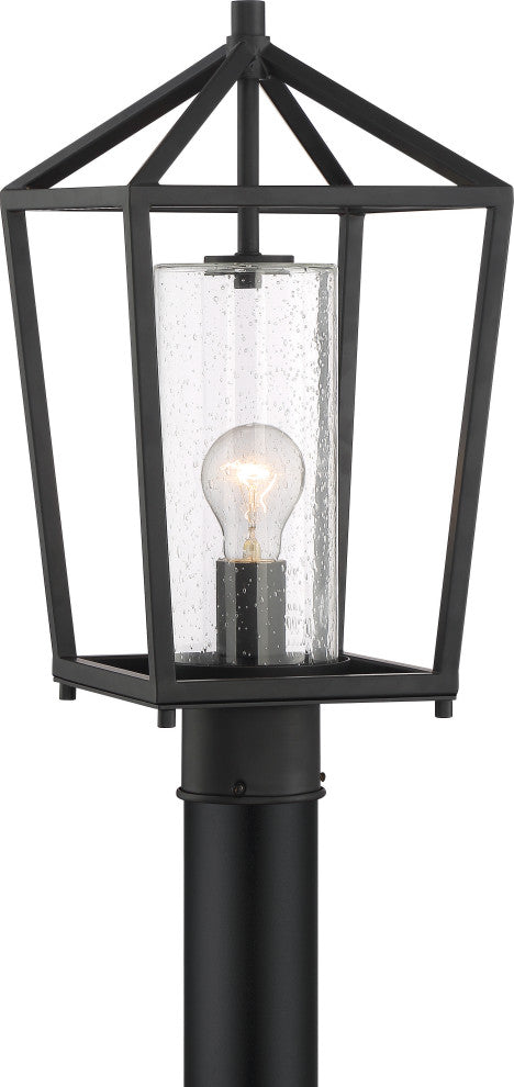 Nuvo Hopewell 1-Light Incandescent Matte Black Wall Mount