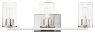 Maxim 11843CD Sleek 3 Light 24"W Bathroom Vanity Light - Satin Nickel
