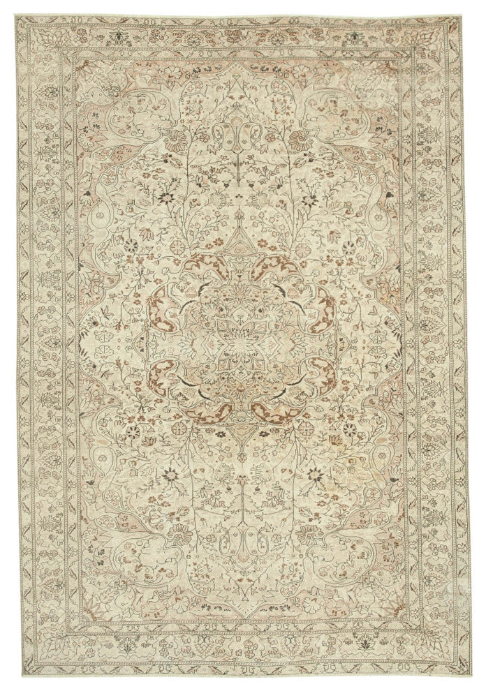 Rug N Carpet - Hand-knotted Anatolian 6' 6'' x 9' 6'' Decorative Area Rug