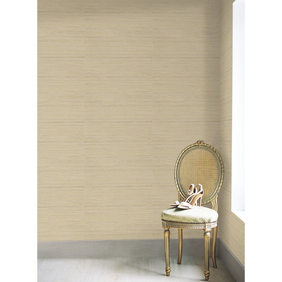 Beige Ragtime Silk Wallpaper