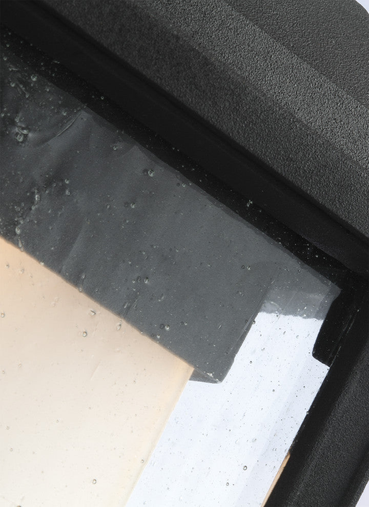 McHenry Small LED Lantern, Textured Black