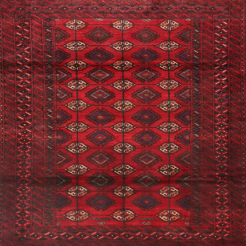 Ahgly Company Indoor Square Traditional Area Rugs, 5' Square