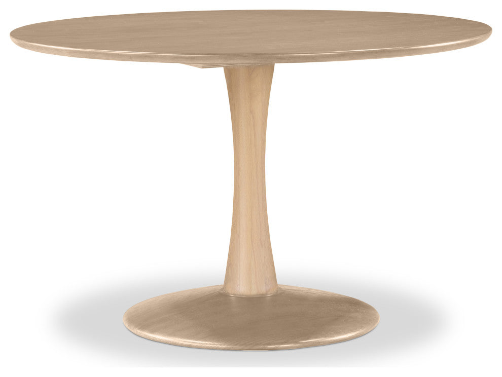 Holly Dining Table, Natural, 48" Diameter