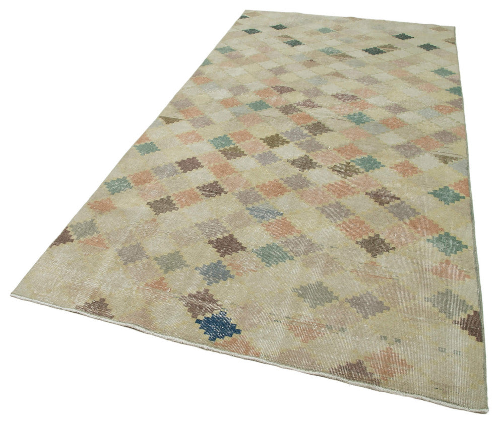 Rug N Carpet - Handwoven Turkish 5' 0'' x 9' 10'' Decorative Vintage Rug