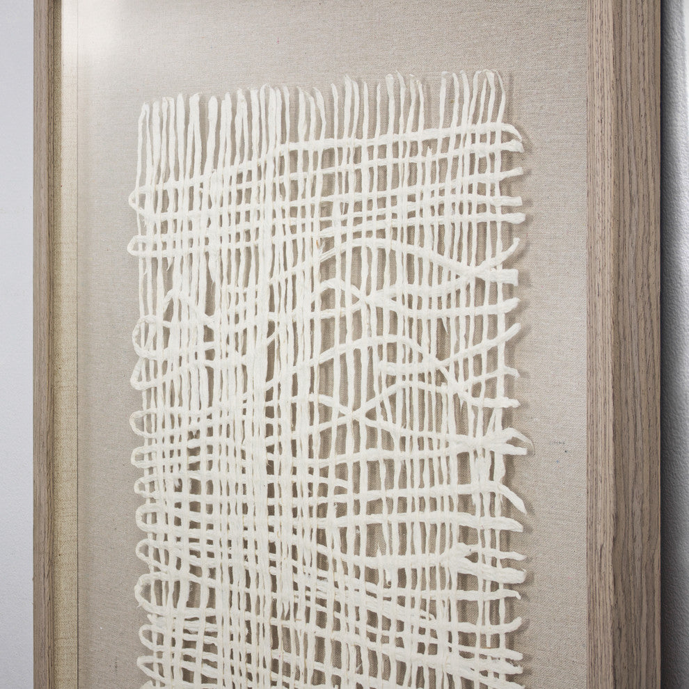 Handmade Rice Paper Wall Art (24" x 24")