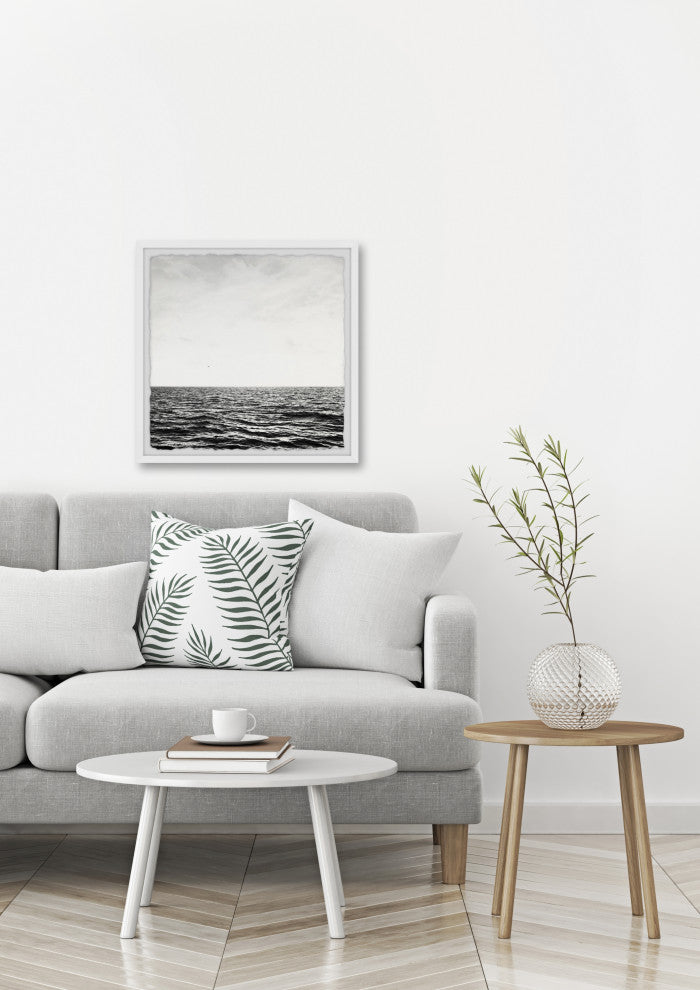 "Infinite Ocean" Framed Painting Print, 12x12