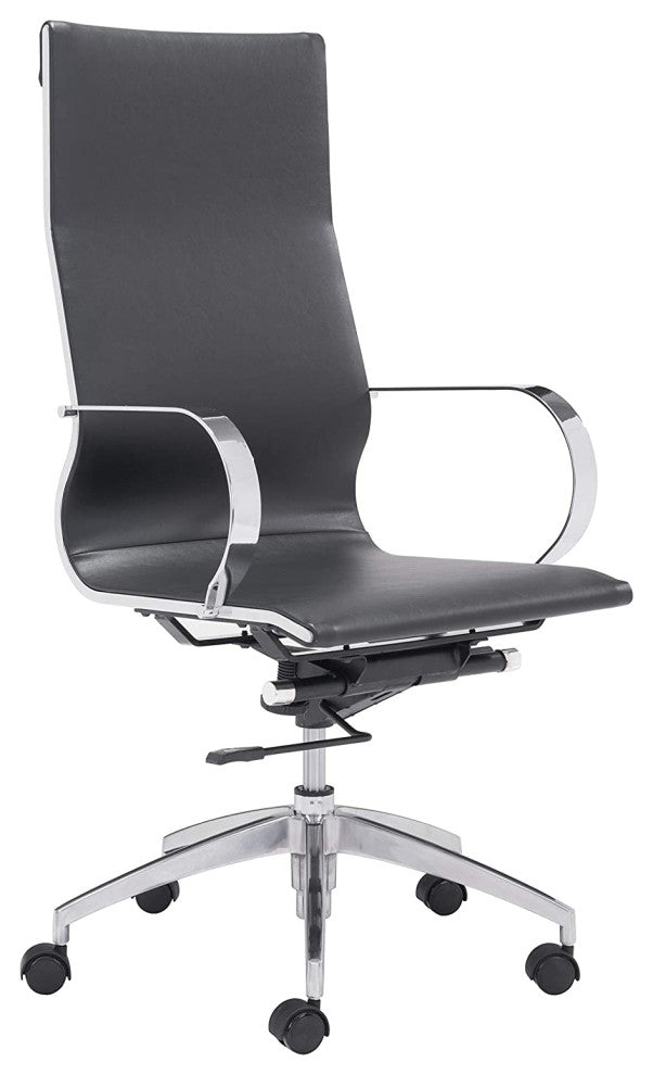 Devin High Back Office Chair, Black