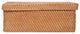 Loma Rattan Storage Box and Shelf Storage Basket, Honey-Brown