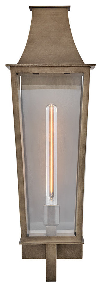Hinkley Georgetown Large Wall Mount Lantern, Burnished Bronze