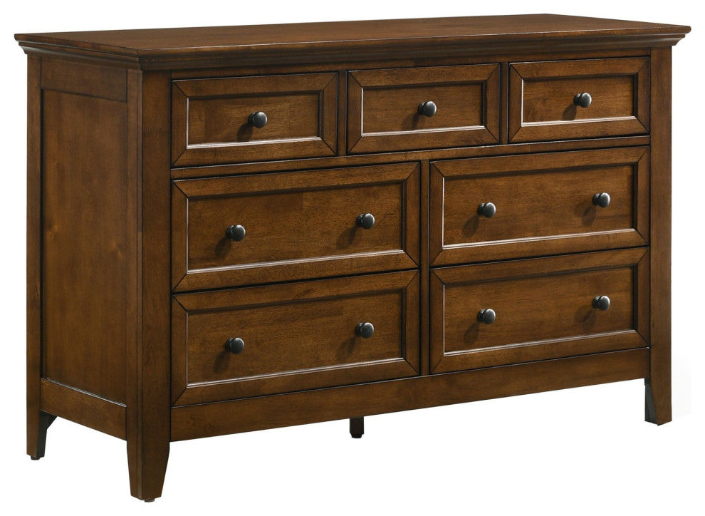 San Mateo Youth 7-Drawer Transitional-Style Dresser, Tuscan