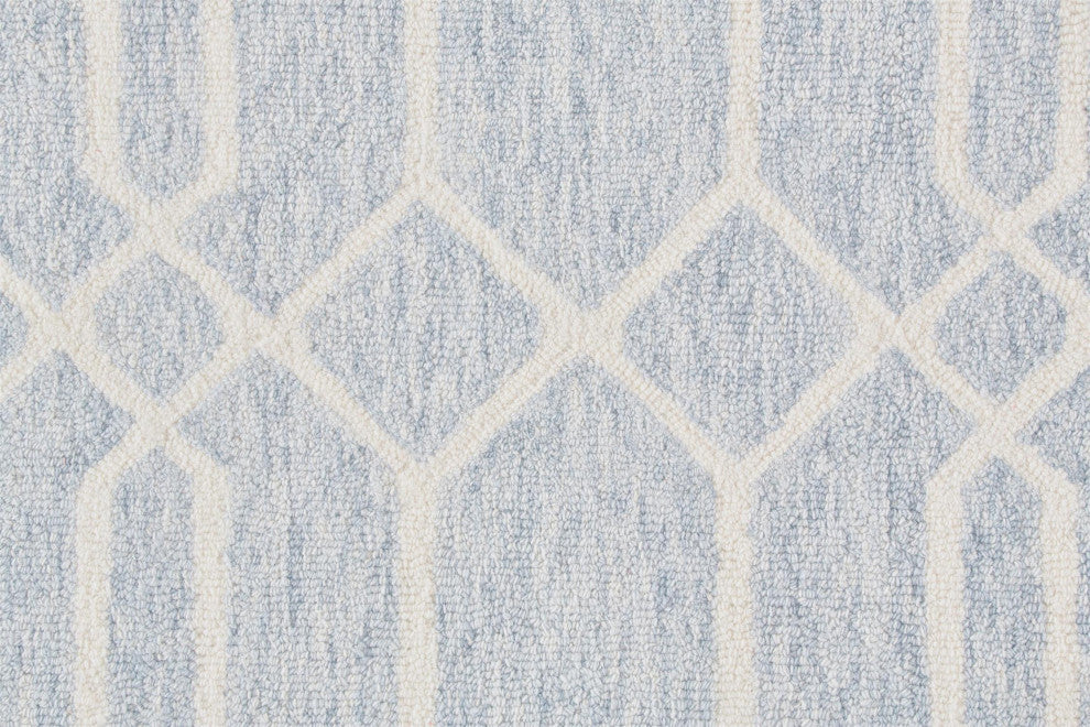 Weave & Wander Natal Blue/Gray 2'x3' Hand Tufted Area Rug