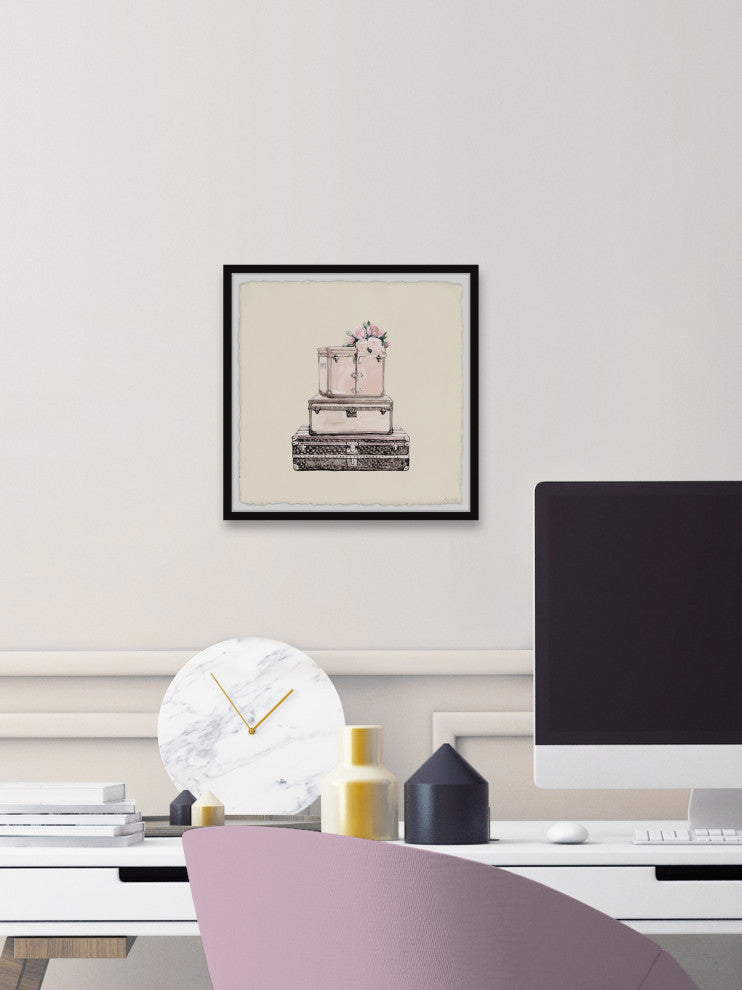 "Packed and Ready" Framed Painting Print, 12x12