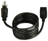 Maxim 87880 CounterMax MXInterLink4 72" Power Cord - Black