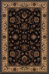 Oriental Weavers Ariana Black/Ivory Oriental Indoor Area Rug 10'X12'7"