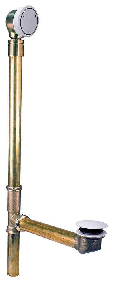 Patented Deep Soak Closing Overflow and Ball Joint, White