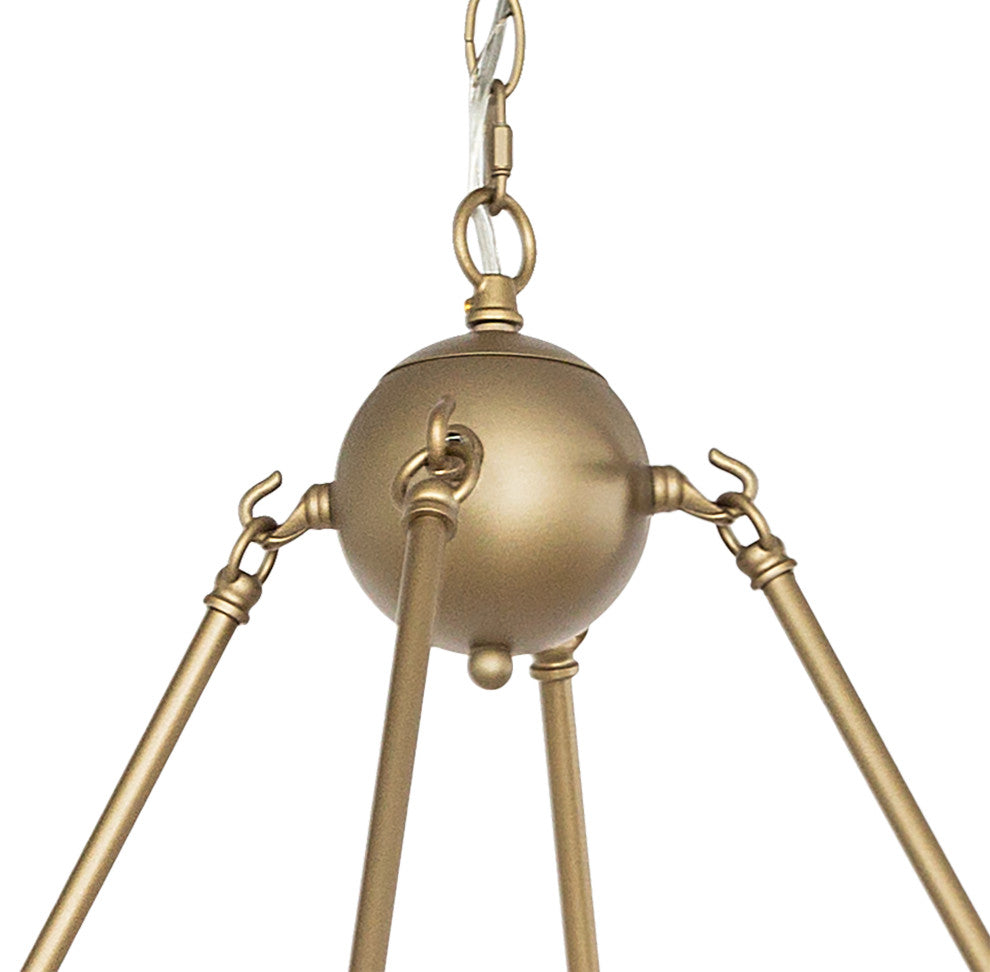 12 Light Wagon Wheel Candle Style Chandelier, Brass Dust