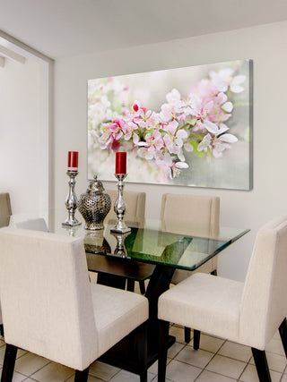 "April Flowers" Print on Canvas by Sylvia Cook