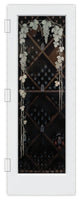 Wine Door - Vineyard Grapes Trellis - Primed - 30" x 80" - Book/Slab Door