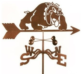 Bulldog Weathervane With Post Mount